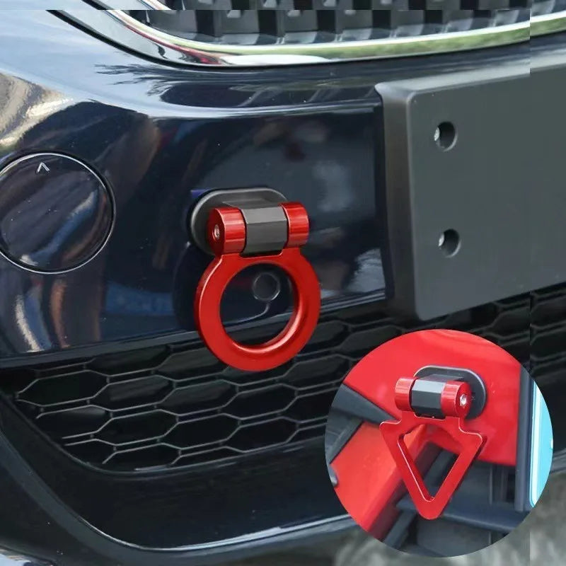 1pc Adjustable Automotive Modification Universal Decorative Trailer Hook ABS Adhesive Non-destructive Trailer Hook