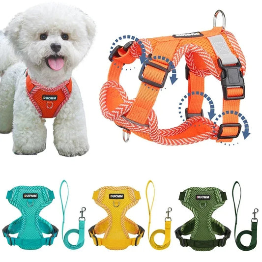 Pet Supplies Chest Strap Collars Dog Harness Collar for Cats Accessories Pets Dogs Products Small Tactical Vest Puppy Leash