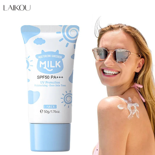 LAIKOU Facial Body Sunscreen Whitening Sun Cream Sunblock Skin Protective Cream Anti-Aging Oil-control Moisturizing SPF50 PA+++