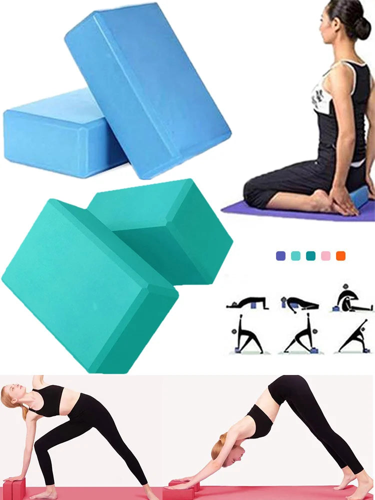 Yoga Building Blocks Cubes Pilates Bricks Reinforcement Mats Sports Yoga Supplies Exercise Home Exercise Equipment Fitness Eva