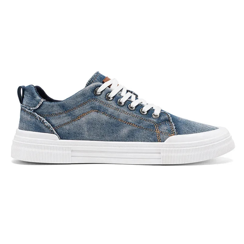 New Spring /Autumn Lightweight Breathable Men's Canvas Shoes Soft soled Casual Board Shoes Student Single Shoes