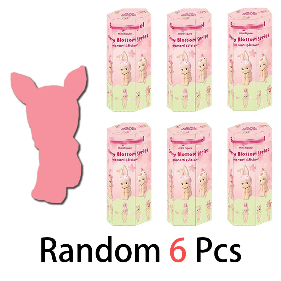 2025 Hot Sell Angels Cherry Blossom Series Anime Figures Ornaments Dolls Fans Children Gift Random
