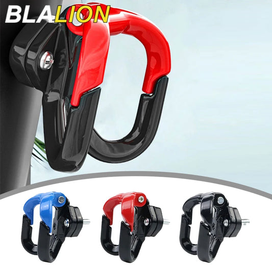 BLALION Motorcycle Helment Hook Holder Hand Bag Double Hook Luggage Shopping Bag Hangers Aluminum Alloy Motorcycle Accessories