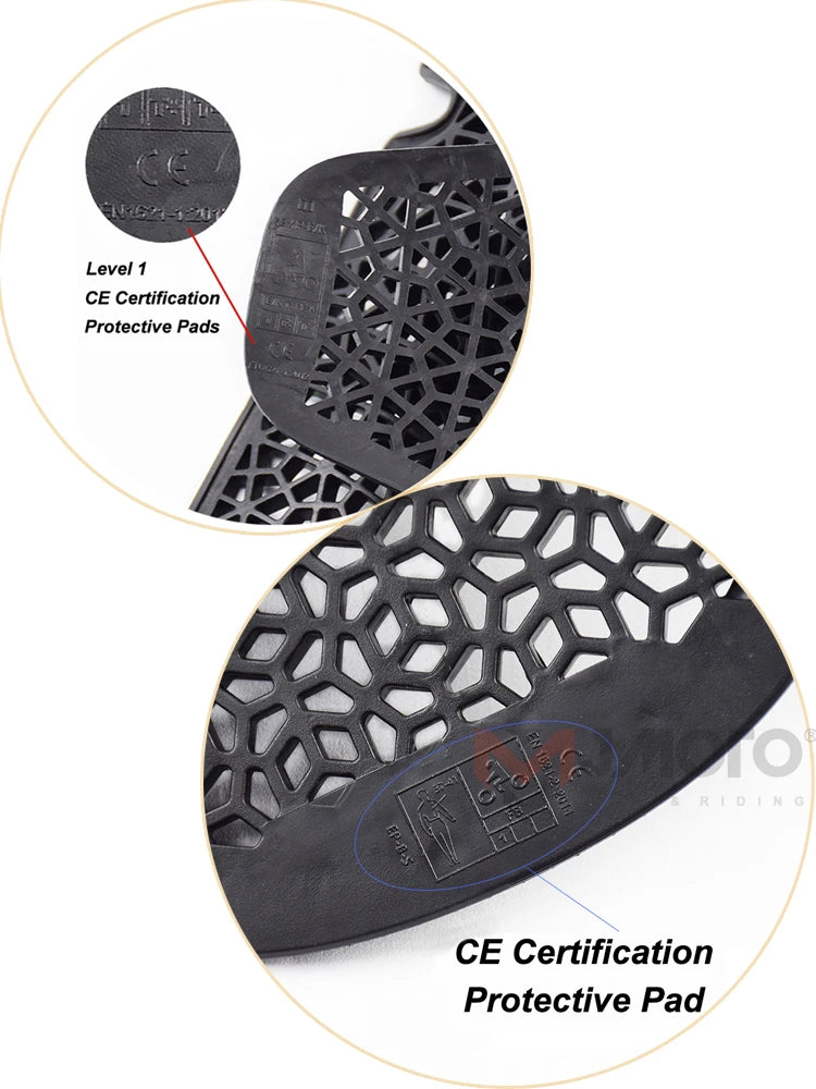 Motorcycle Armor CE certified Jacket Insert Back Protector Thicken High elasticity Rider Armor Back Spine Protective Pad