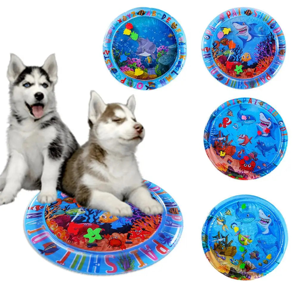 Sensory Water Mat Thickened Sensor Play Water Sensor Cat Mat Pet Supplies Cleaning Cooling Mat Summer Cat Pets Accessorie