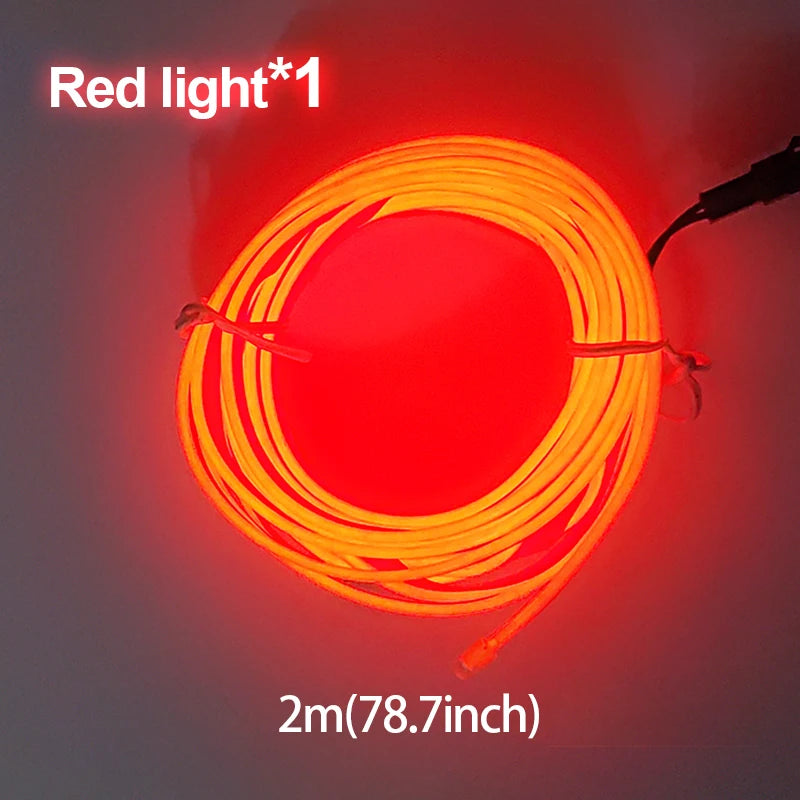 BLALION 12V Motorcycle LED Ambient Decorative Strip Light Car DRL Styling Flexible Atmosphere Lights APP Control Waterproof Lamp