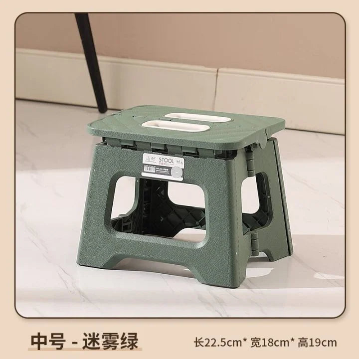 Folding stool portable kindergarten train Maza home subway thickened reinforced chair outdoor small bench