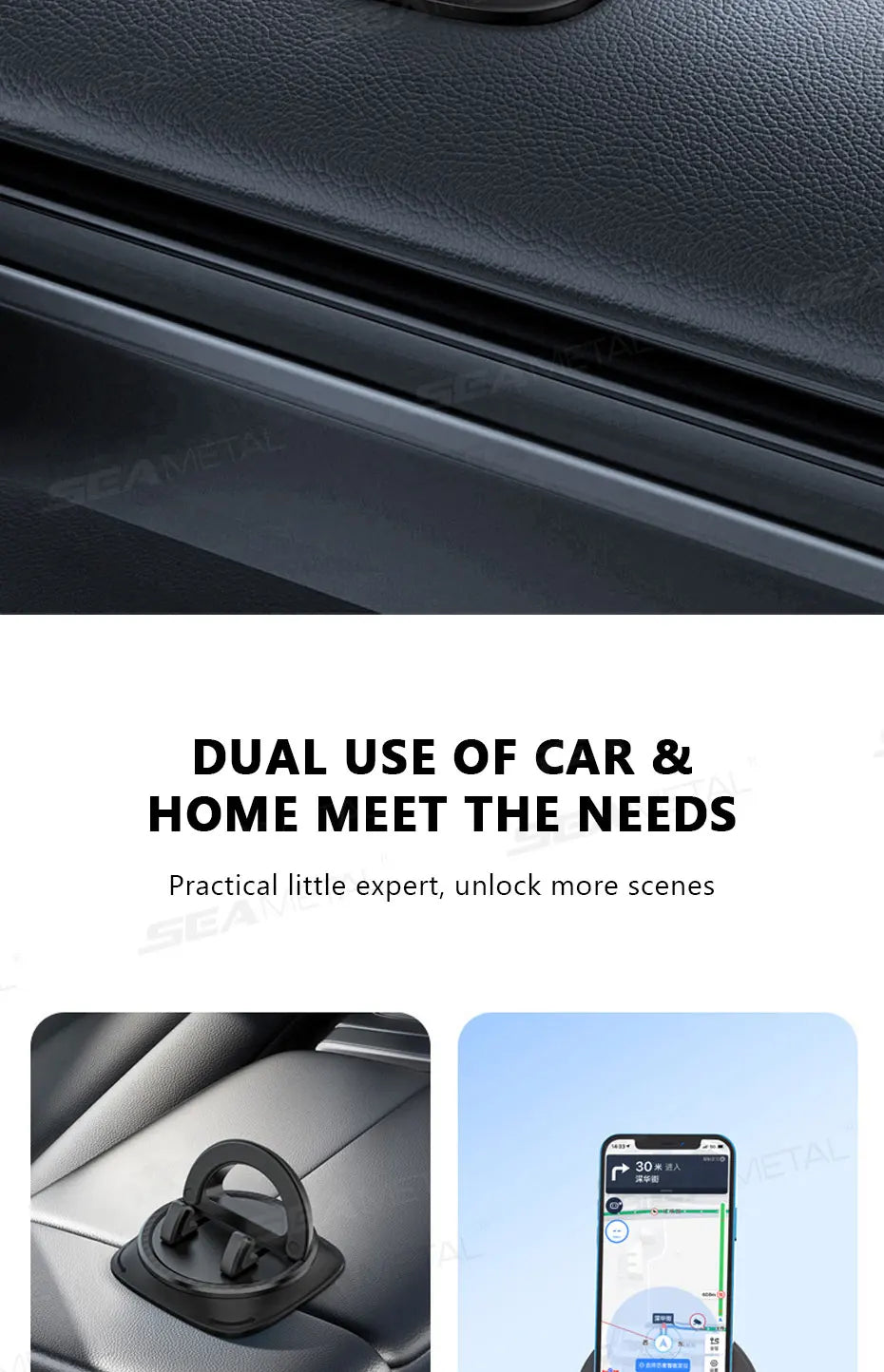 BLALION 360° Rotation Car Phone Holder Mat Pad Dashboard Automatic Clamping Anti Slip Anti bumping Stand For Phone GPS Bracket
