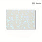 50/100 Sheets Holographic Broken Glass Cold Lamination Film Self-Adhesive Holographic Vinyl Sticker Waterproof Clear