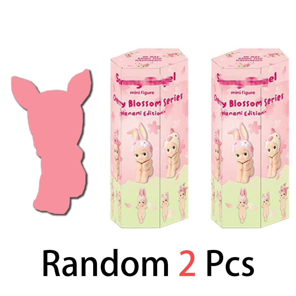 2025 Hot Sell Angels Cherry Blossom Series Anime Figures Ornaments Dolls Fans Children Gift Random