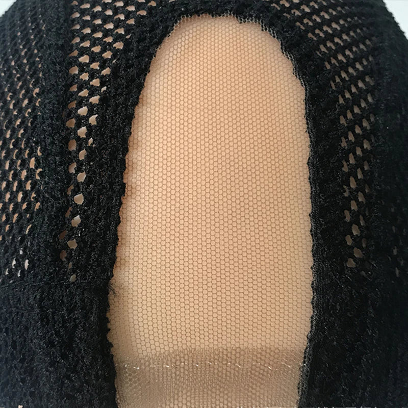 5Pcs 2X4U part Lace Wig Caps Spandex Mesh Dome Wig Cap For Making wig Elastic Dome Mesh Cap large holes Dome caps for men women