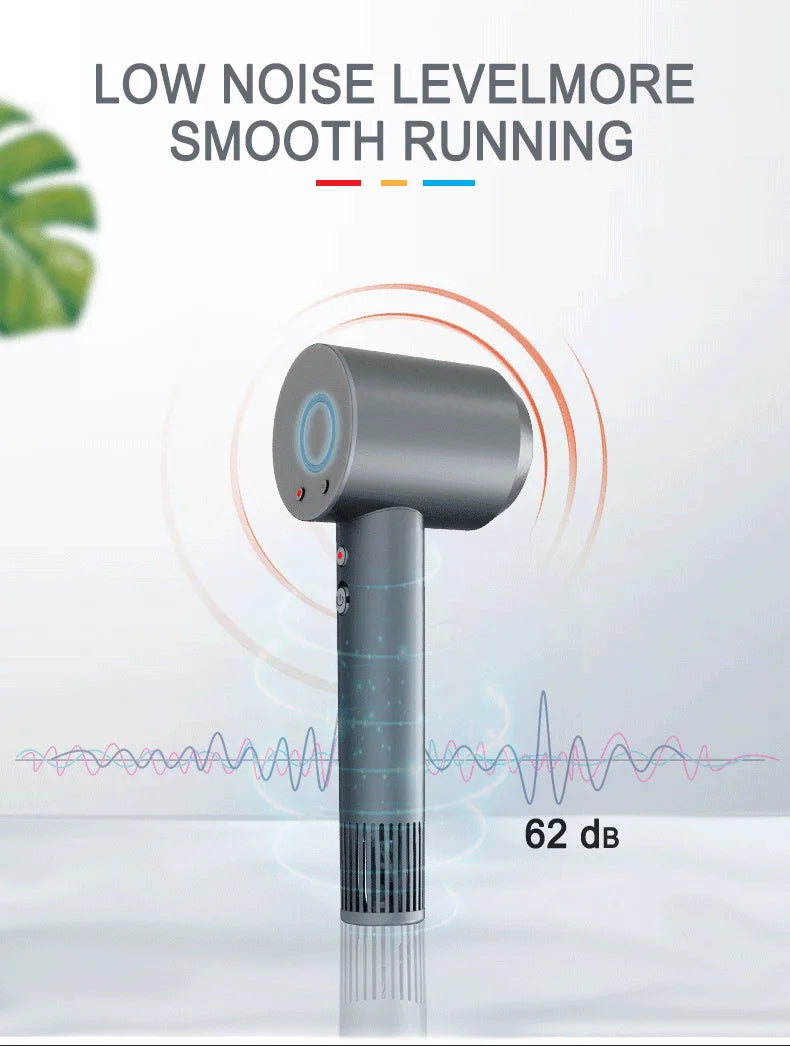 PuRuiKai Hair Dryer  Hot Air Comb Function Professional Electric Hair Brush Multifunction Salon Style Tool Fast Dry Blow Dryer