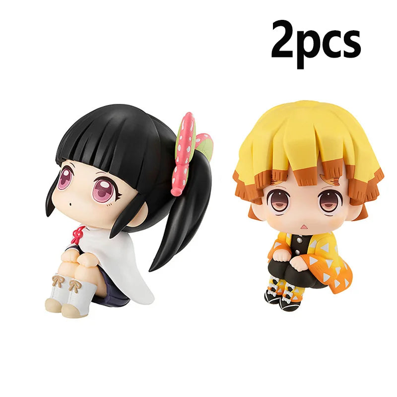 Demon Killer Figure Action Kimetsu YAIBA Animated Characters Toy Collection MH Looking Up Kamado Tanjirou Nezuko Toy Models