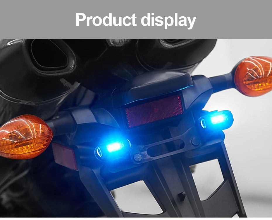 BLALION Motorcycle Light Drone Strobe Light USB LED Anti-Collision Bike Aircraft Night Flying Mini Flashing Warning Signal Light