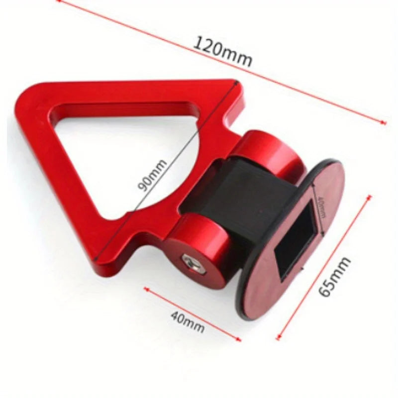 1pc Adjustable Automotive Modification Universal Decorative Trailer Hook ABS Adhesive Non-destructive Trailer Hook