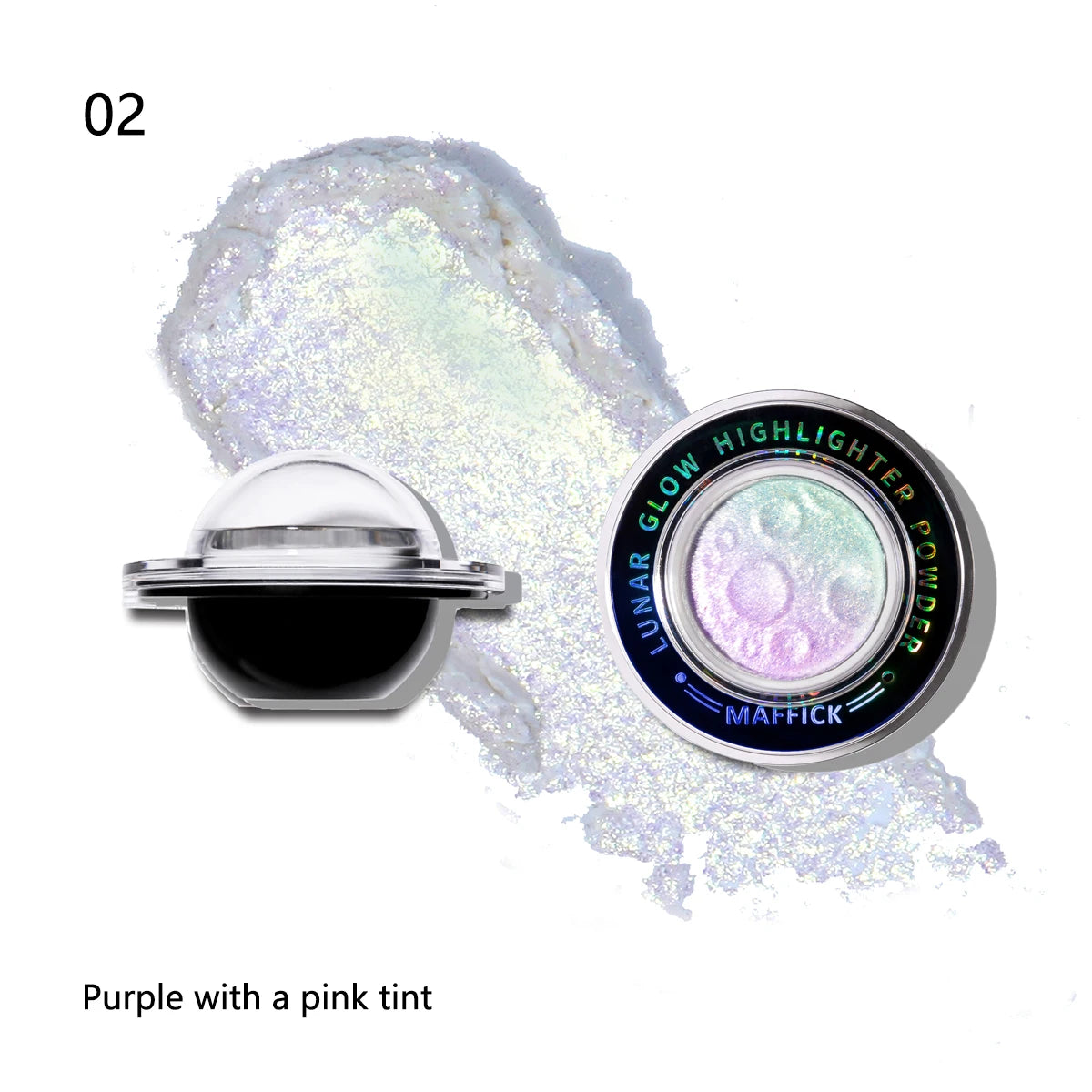 3 Colors Diamond Highlighter Powder Palette Glitter Face Contour Brighten Makeup Shimmer Ultra-concentrated Illuminate Cosmetic