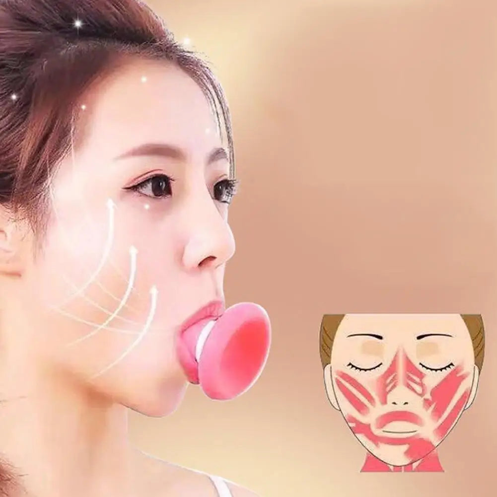 1/2pcs Face Slimming Lift Skin Firming V Shape Exerciser Facial Mouth Jaw Line Exercise Double Chin Slim Skin Care Tool