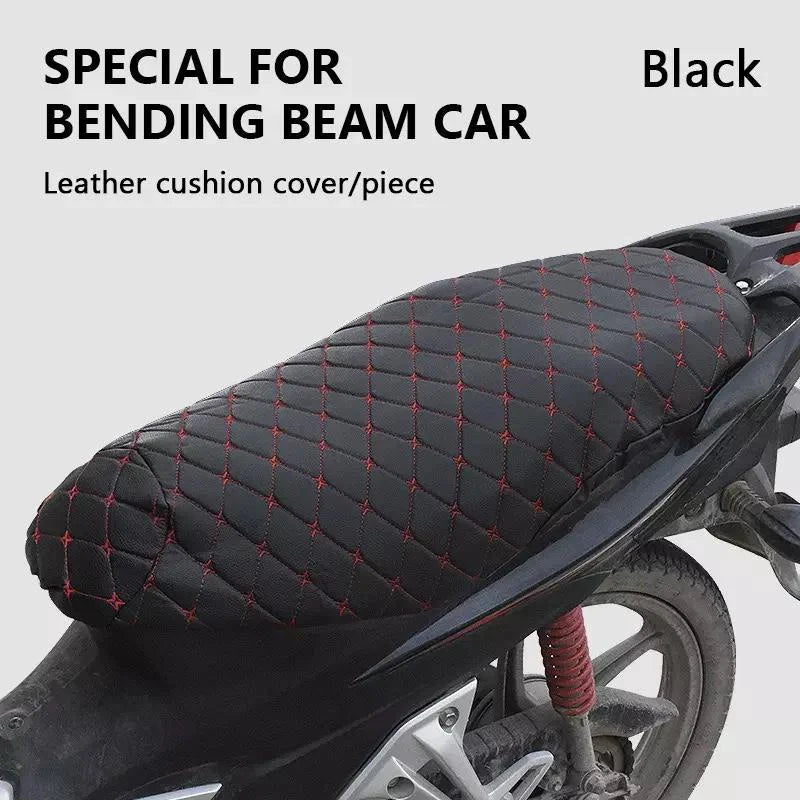 BLALION Motorcycle Seat Cover Thickened Waterproof Anti-skid Seat Protection 3D Faux Leather Seat Pad Protective Cover for Moto