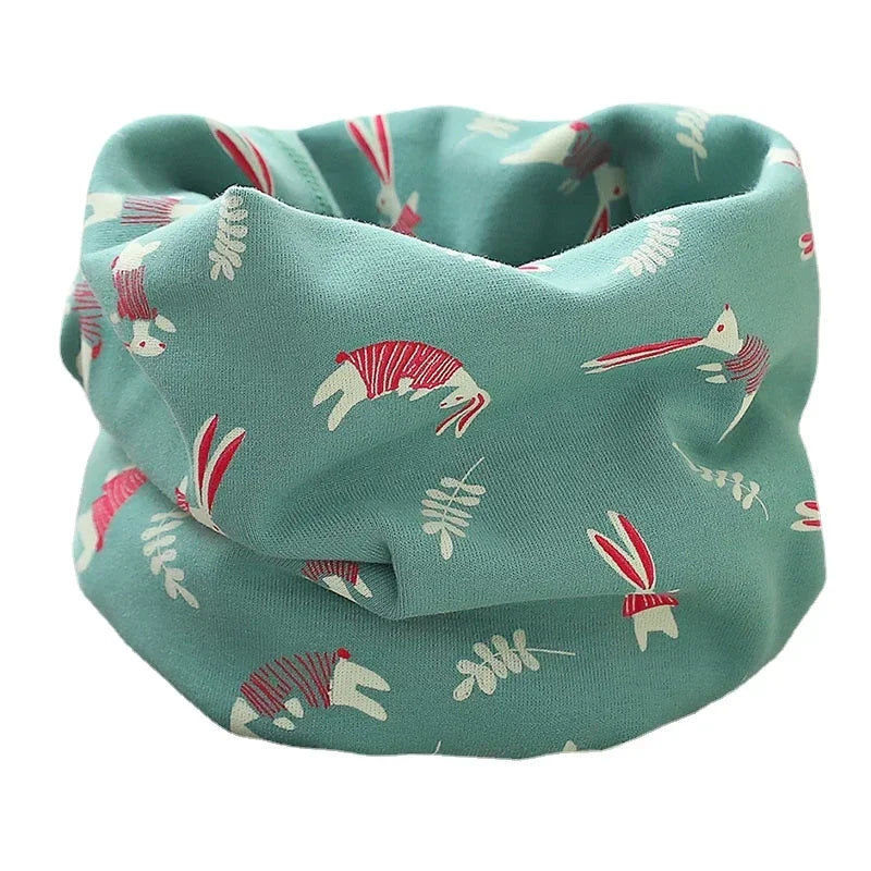 New Spring Autumn Winter Baby Scarf for Boys Girls Infant Scarves Children's Cotton Scarf Kids Warm O Ring Magic Neckerchief