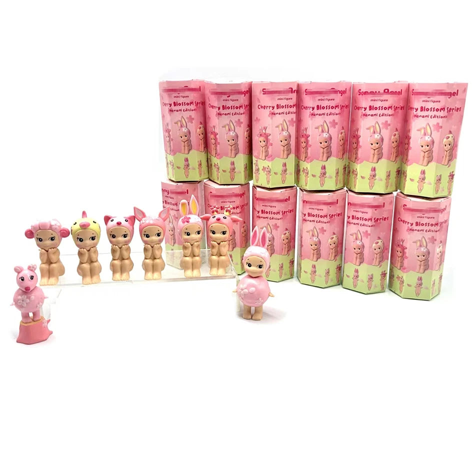 2025 Hot Sell Angels Cherry Blossom Series Anime Figures Ornaments Dolls Fans Children Gift Random