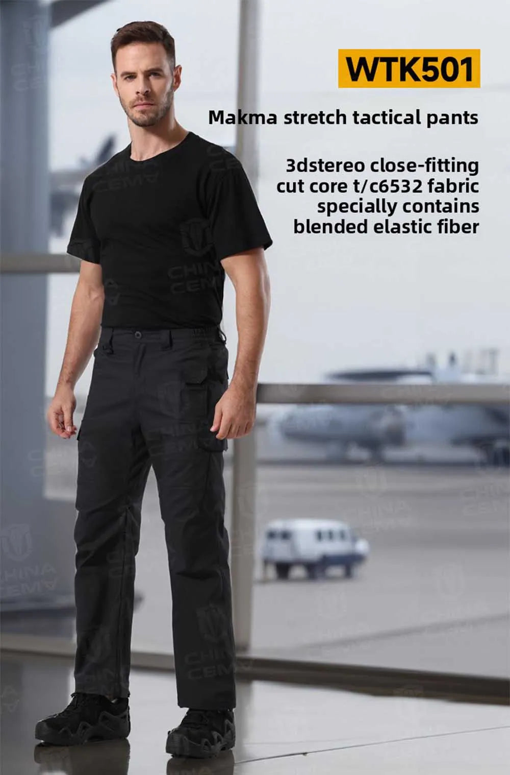 Men's Casual Stretch Pants Outdoor Sport Hiking Hunting Clothes Tactical Hunting Working Wear Resistant Trousers