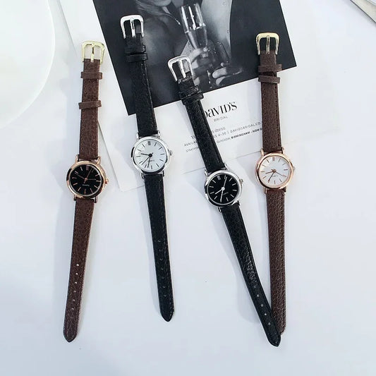 Ladies Quartz Belt Watch New Korean Style Trend Simple Personality  Student  Watches