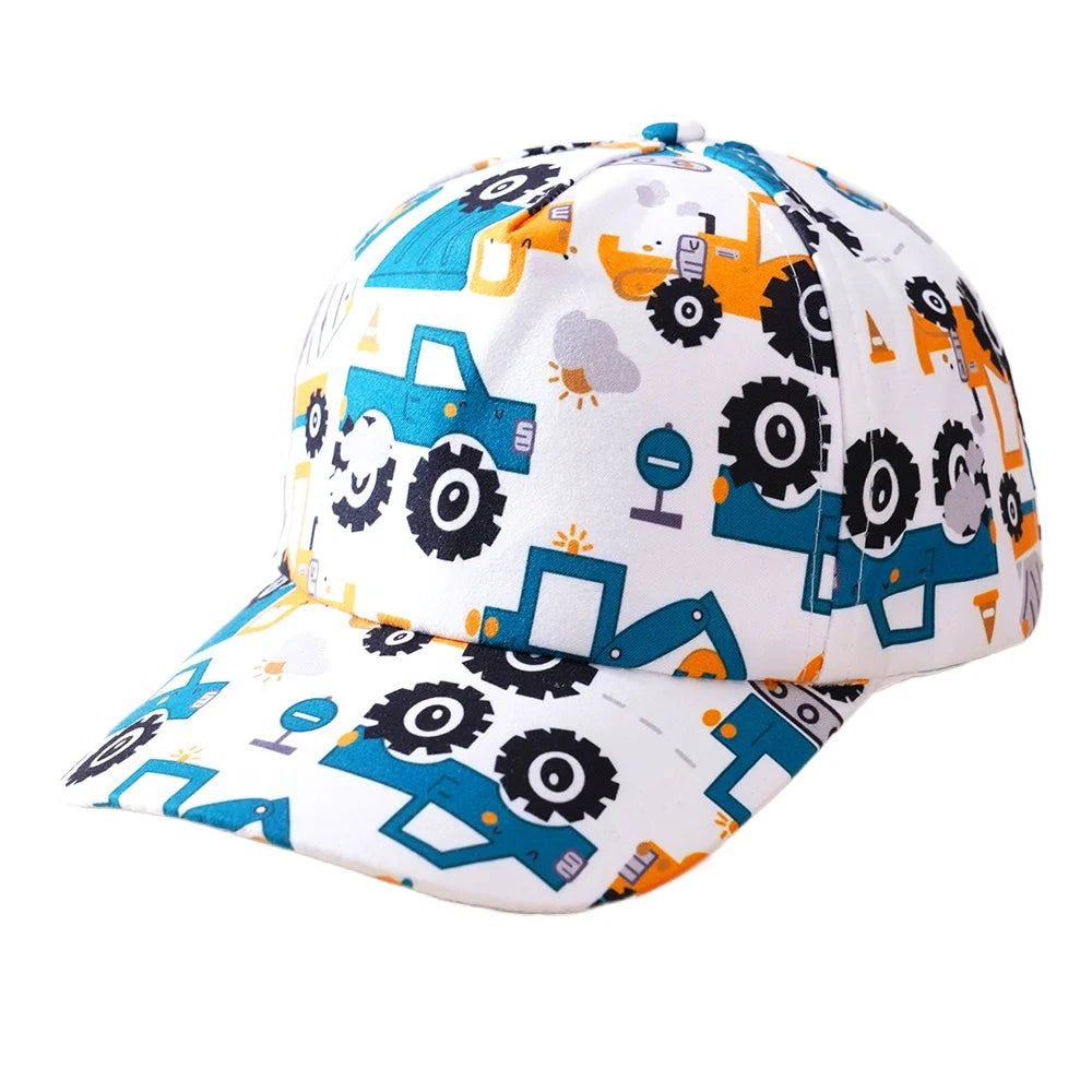 New Cartoon Animal Summer Baby Baseball Cap for Boys Girls Travel Sun Hat for Kids Children Beach Sun Cap Accessories