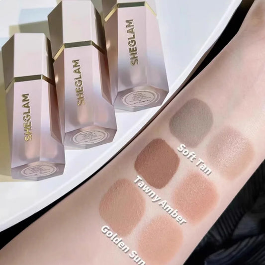 SHEGLAM Makeup Set-Hydrating Primer Glue Pre-Makeup Gel, Matte Oil Control Setting Spary, Liquid Blush, Contouring, Makeup