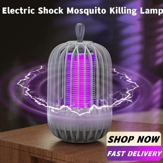 Insect Trap Mosquito Killer and Flying Insect Killer Indoor Light with Hanging Ring Electric Insect Killer Light(No Battery)