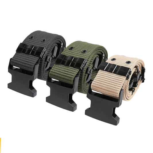 Tactical Quick Release Belt Outdoor Sport Men's Oxford Cloth Belt Hunting Multi Function Combat Belt