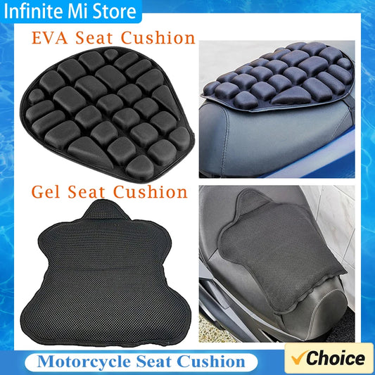 3D Seat Motorcycle Seat Cushion Anti Slip Motorbike Comfort Sunscreen Gel Seat Cushion Motorcycle Accessories
