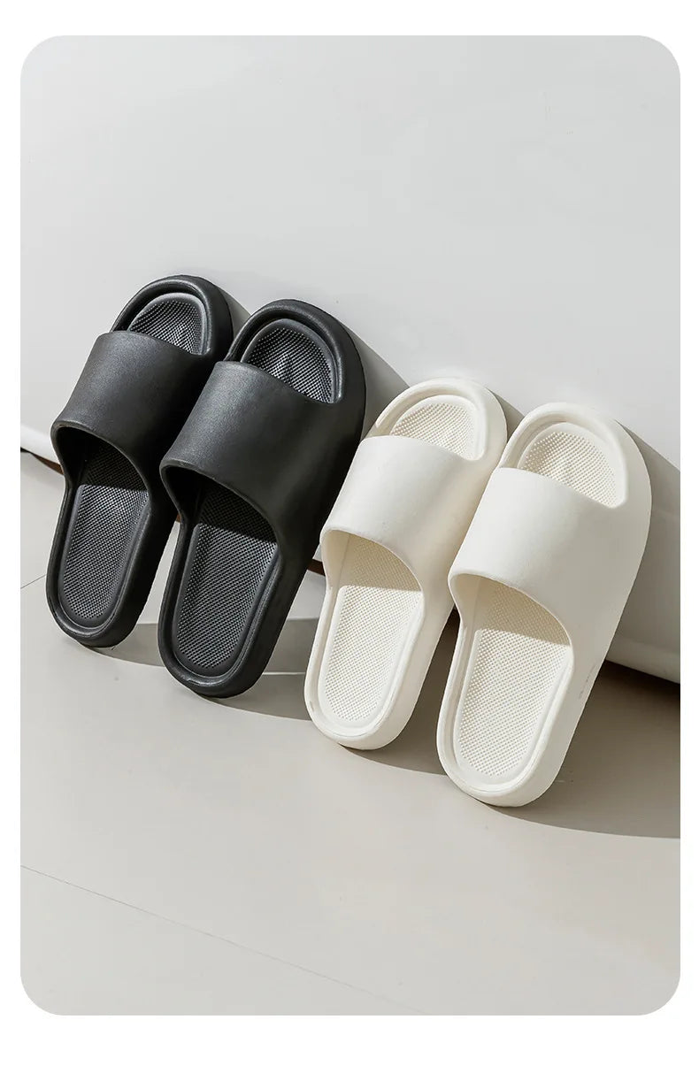 Women EVA Sofe Shoes Summer Beach Seaside Slides Bathroom Anti Slip Slipper Soft Sandals Fashion Ultra Light Shoe