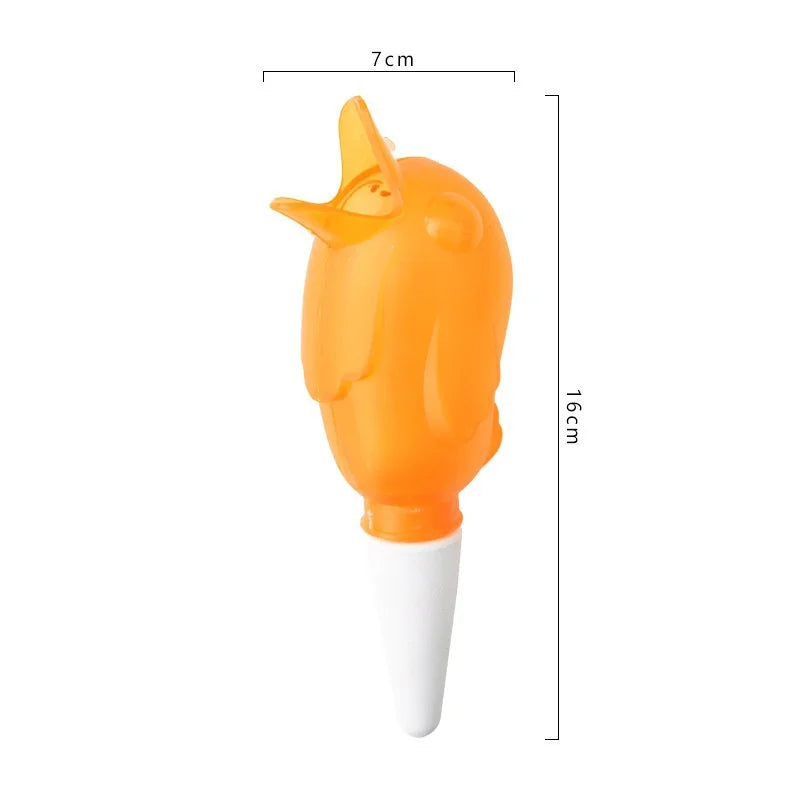 2 Pcs Garden Automatic Watering Tool Cute Birds Indoor Drip Watering System Kit Potted Plant Waterers Spike for Houseplant