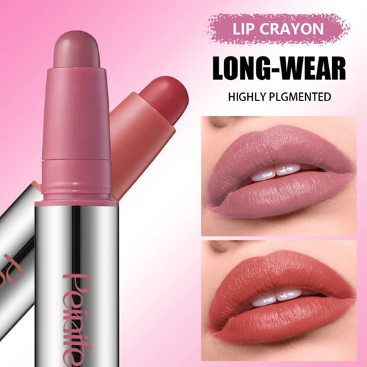 Smooth Matte Lipstick - Long-Lasting, Moisturizing, and Easy to Apply Lip Glaze with Rotating Pen Design - Perfect for Everyday