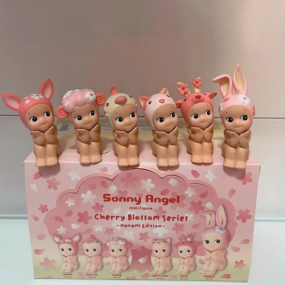 2025 Hot Sell Angels Cherry Blossom Series Anime Figures Ornaments Dolls Fans Children Gift Random