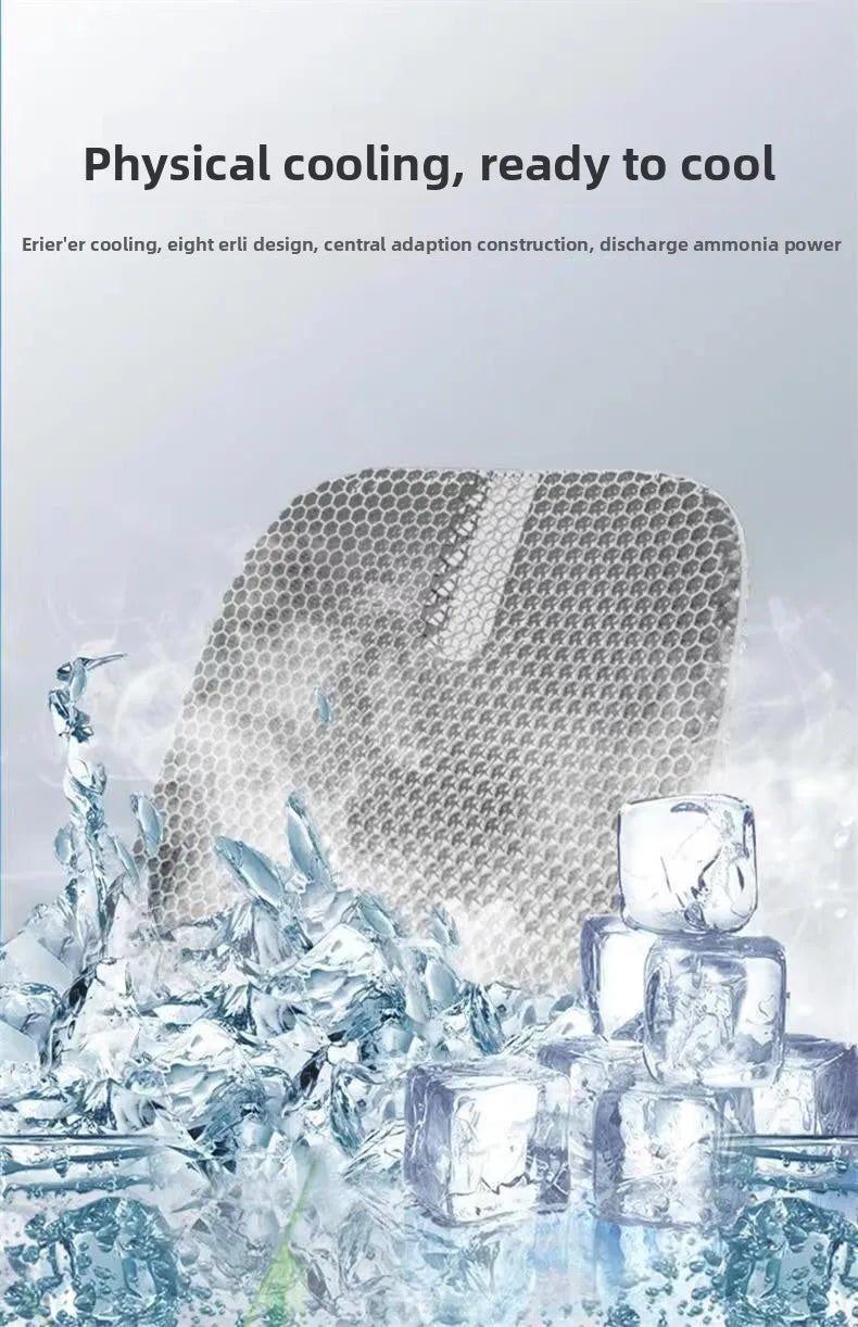 Latex cushion summer honeycomb gel seat cushion truck single piece silicone ventilated cool breathable office fart cushion