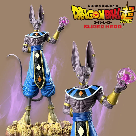 In Stock 30cm Anime Dragon Ball Z Beerus Figure Super God of Destruction Figures Collection Model Toy For Children Gifts
