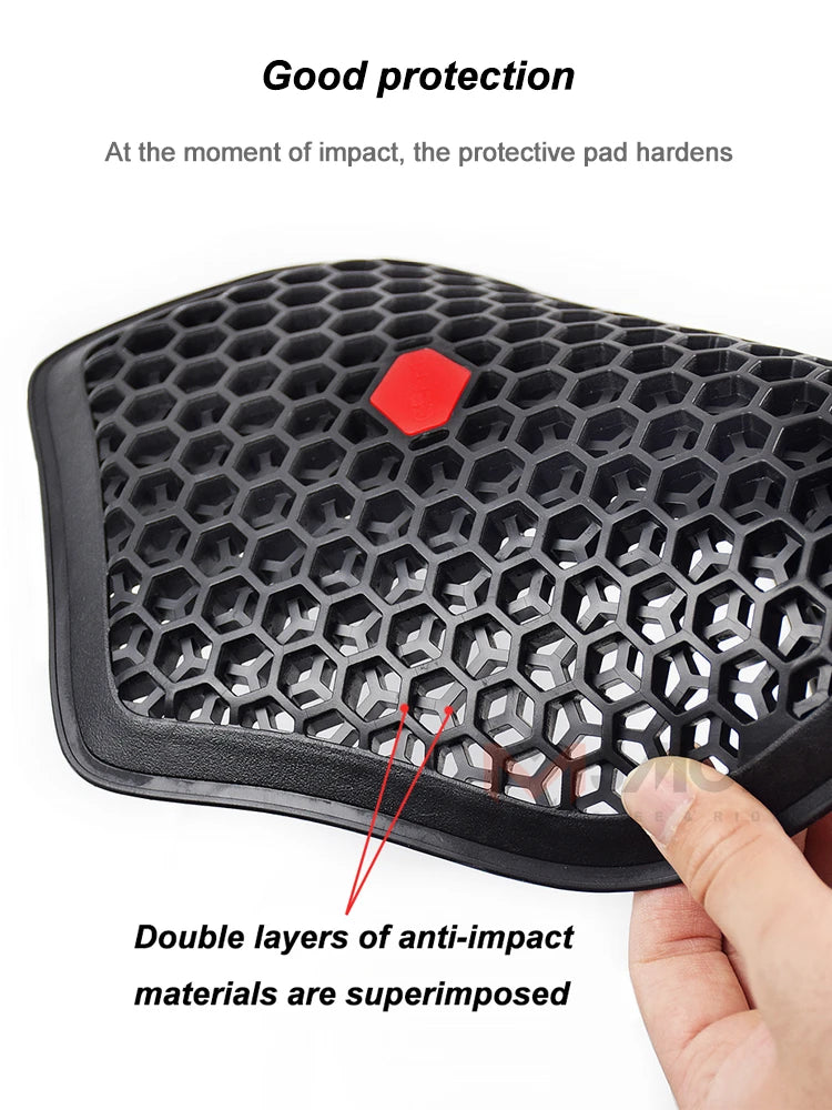 Motorcycle Armor CE certified Jacket Insert Back Protector Thicken High elasticity Rider Armor Back Spine Protective Pad