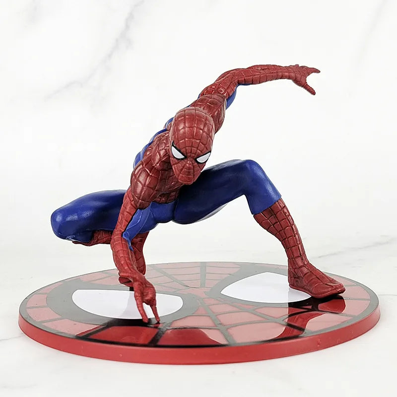 Marvels Spidermans movie Model Plate Car Decoration Doll birthday toy gift PVC model decoration Action Figure Toys Gift