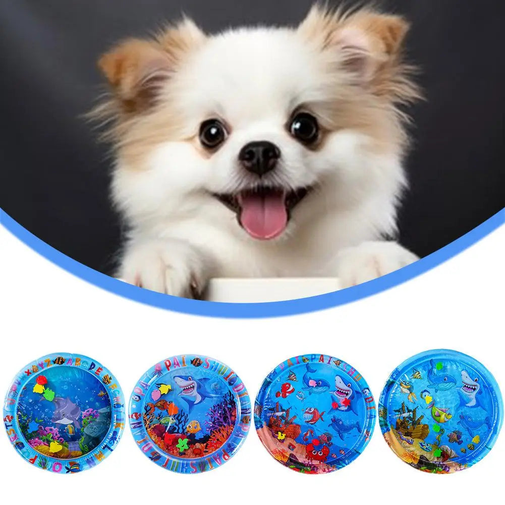 Sensory Water Mat Thickened Sensor Play Water Sensor Cat Mat Pet Supplies Cleaning Cooling Mat Summer Cat Pets Accessorie