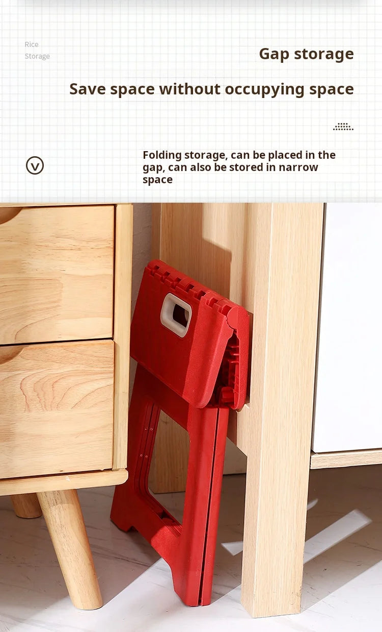 Folding stool portable kindergarten train Maza home subway thickened reinforced chair outdoor small bench