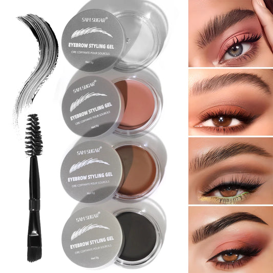 3D Wild Eyebrow Gel Wax Brow Styling Soap Tint Eyebrows Enhancers Brows White Brown Makeup Black Cosmetic Tool Makeup