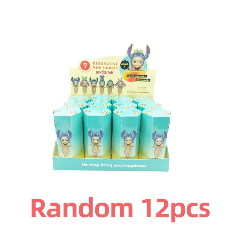 Blind Box Stitch Hippers  Figure Action Figure Toys For Fans Children  Desk Decoration Christmas Gif