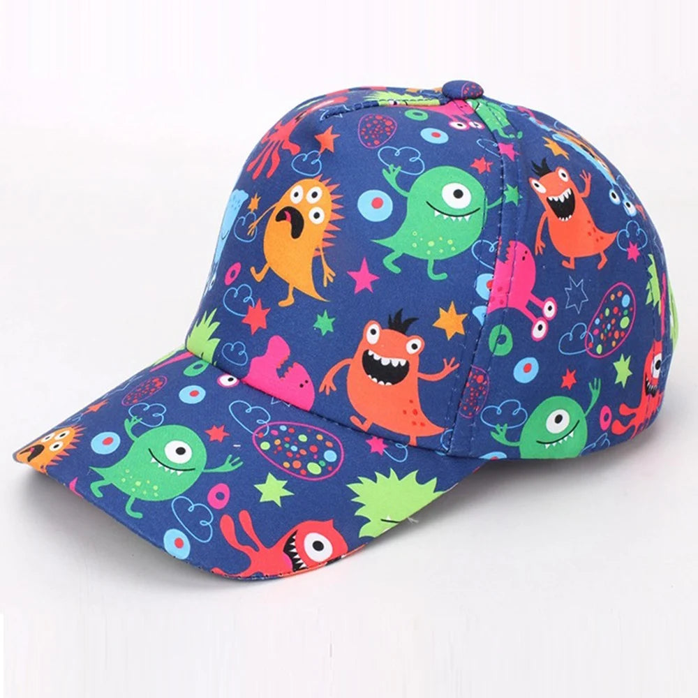 New Cartoon Animal Summer Baby Baseball Cap for Boys Girls Travel Sun Hat for Kids Children Beach Sun Cap Accessories