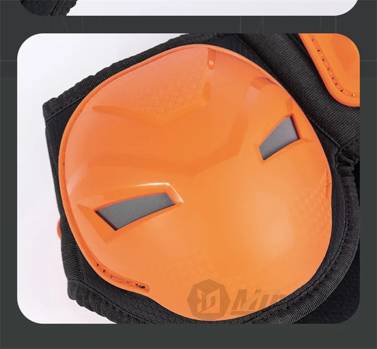 Children Motorcycle Riding Body Armor Vest Kids Motocross Back Chest Protectors Off-Road Dirt Bike Cycling Protective Gear