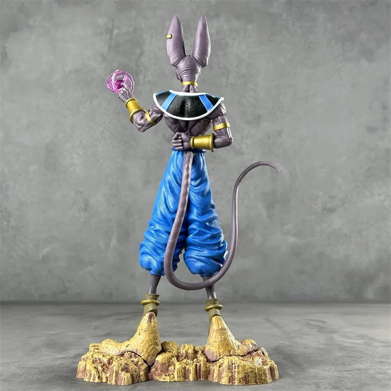 In Stock 30cm Anime Dragon Ball Z Beerus Figure Super God of Destruction Figures Collection Model Toy For Children Gifts