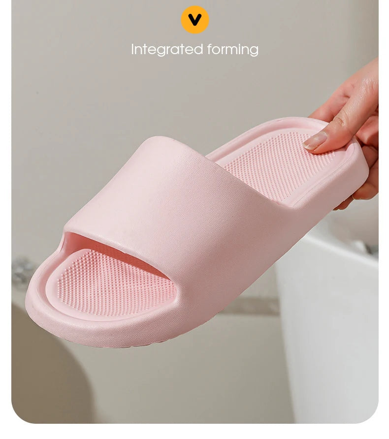 Women EVA Sofe Shoes Summer Beach Seaside Slides Bathroom Anti Slip Slipper Soft Sandals Fashion Ultra Light Shoe