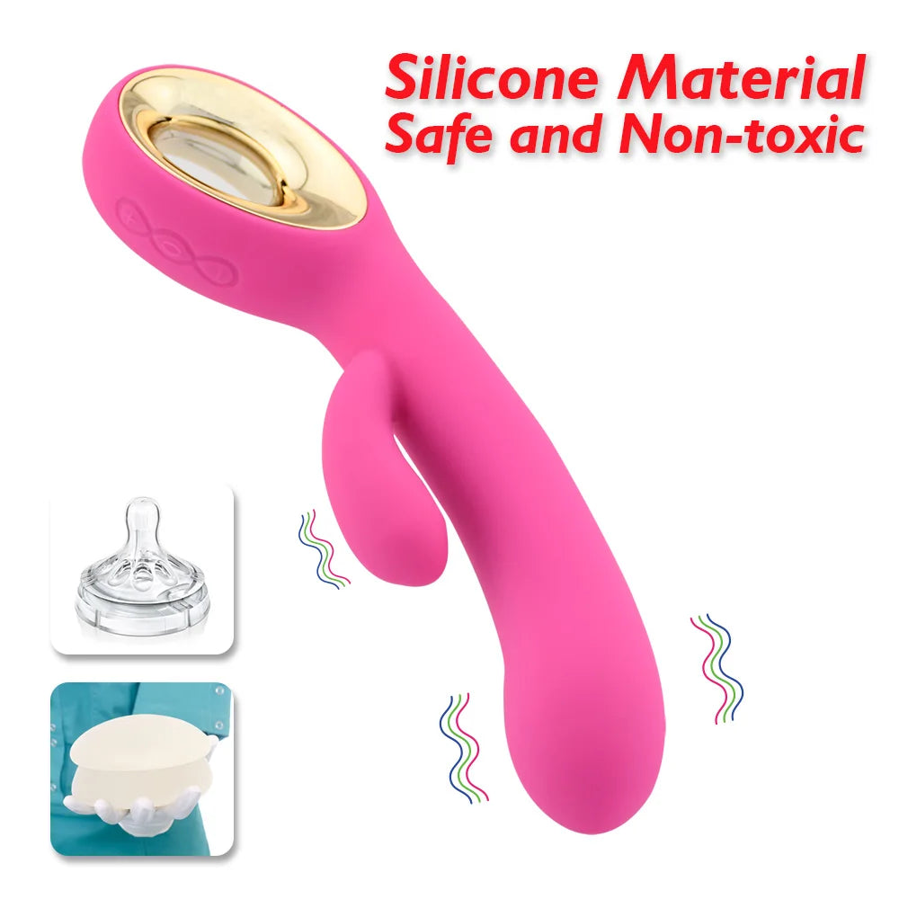 Vibrator for Women Clitoris Stimulator Silicone G-spot  Female Masturbation Sex Toys  rechargeable G spot vibrating Adult Goods