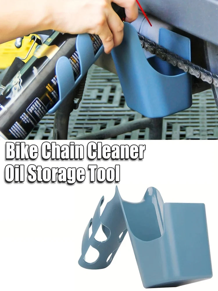 BLALION Motorcycle Bike Chain Oil Storage Tool Agent Widely Used Chain Anti-spray Tool Box Chain Cleaning Oil Splash-Proof Tool