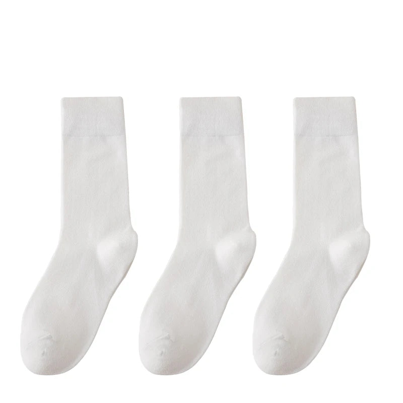 Socks women's Cotton Business Casual Soft Comfortable Solid Color Elastic Long Sock